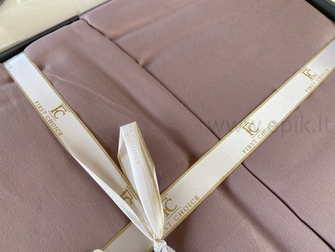 Vienspalvio Luxury satino patalynės komplektas "Lilac Bed", pastelinės levandų spalvos